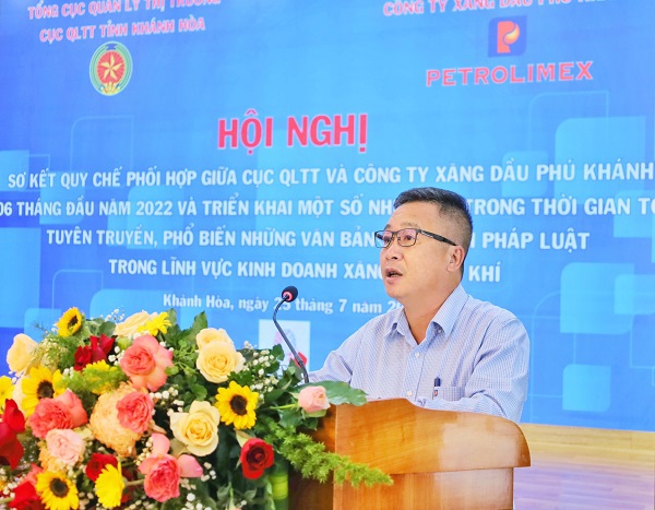 Petrolimex Khánh Hòa và Cục QLTT tăng cường hiệu quả phối hợp năm 2022