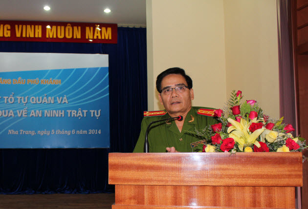 Lễ ra mắt Tổ tự quản về ANTT, ký giao ước thi đua  ANTT - bảo vệ ANTQ - năm 2014