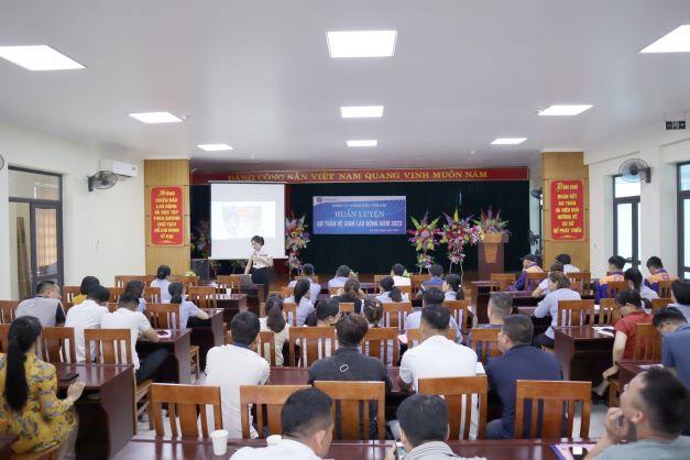 Petrolimex Yên Bái tổ chức huấn luyện định kỳ về ATVSLĐ năm 2023
