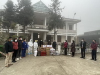 Hỗ trợ công tác phòng, chống dịch tại huyện Đồng Văn và Mèo Vạc