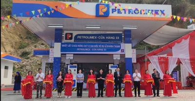 Khánh thành Petrolimex - Cửa hàng 33, xã Yên Cường, huyện Bắc Mê