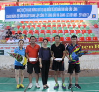 Tổ chức Giải thi đấu Cầu lông