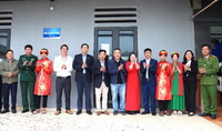 Bàn giao công trình nhà lưu trú cho học sinh tại xã Xín Cái