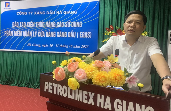Đào tạo nâng cao kỹ năng sử dụng phần mềm quản lý CHXD (Egas)