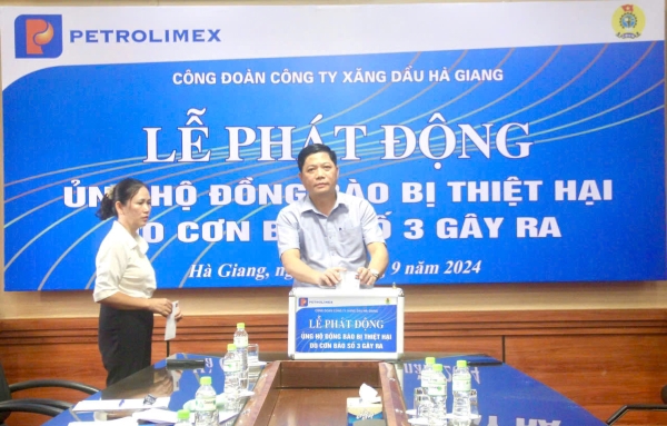 Chung tay hỗ trợ đồng bào khắc phục hậu quả cơn bão số 3