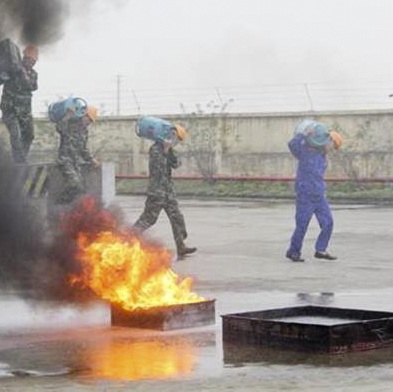 Diễn tập PCCC tại Chi nhánh Công ty TNHH Gas Petrolimex Hải Phòng tại Hà Tĩnh