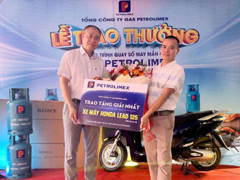 Lễ trao thưởng Quay số may mắn cùng Gas Petrolimex