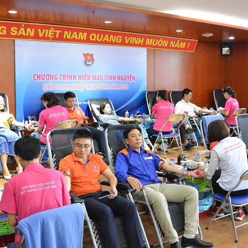 Petrolimex hưởng ứng phong trào Hiến máu tình nguyện năm 2018