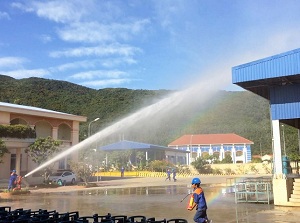 Nhà máy LPG Đà Nẵng diễn tập phương án PCCC và cứu nạn, cứu hộ năm 2017