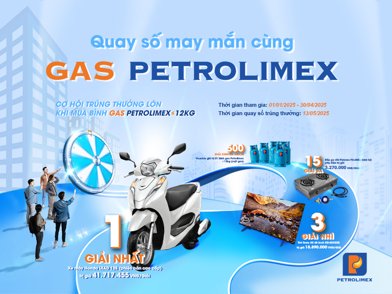 Chương trình khuyến mại  “Quay số may mắn cùng Gas Petrolimex”