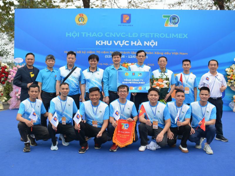 Đoàn Tổng công ty Gas Petrolimex tham gia Hội thao CNVC-LĐ Petrolimex khu vực Hà Nội