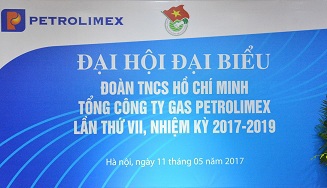 Đại hội đại biểu Đoàn TNCS Hồ Chí Minh Tổng Công ty Gas Petrolimex lần thứ VII, nhiệm kỳ 2017-2019