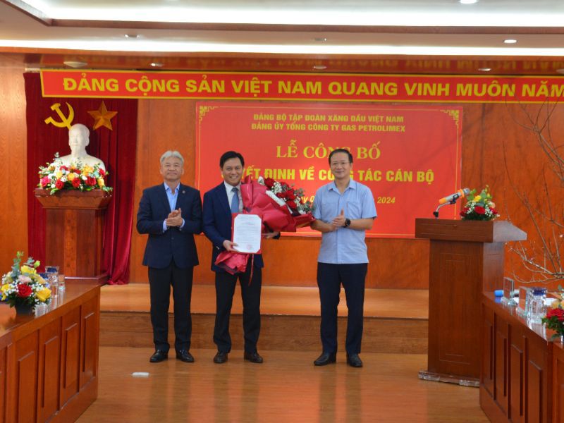 Tổng công ty Gas Petrolimex quyết định về công tác cán bộ