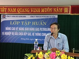 Tập huấn kinh doanh gas tại Petrolimex Quảng Bình