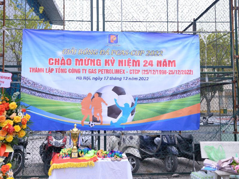 Giải bóng đá giao hữu kỷ niệm 24 năm thành lập Tổng Công ty Gas Petrolimex (25/12/1998 - 25/12/2022)