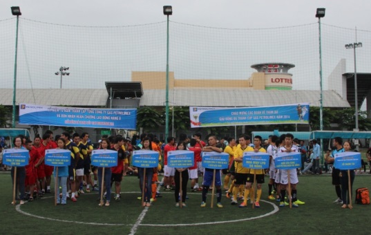 Tổ chức giải bóng đá  tranh “Cup Gas Petrolimex năm 2014”