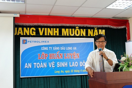 Petrolimex Long An huấn luyện an toàn vệ sinh lao động năm 2017