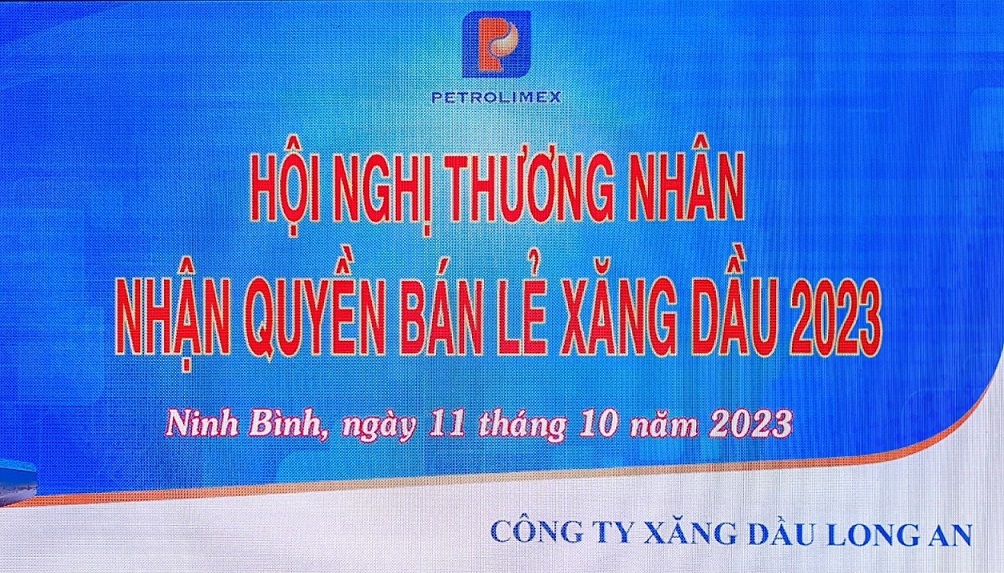 Petrolimex Long An tổ chức Hội nghị Thương nhân nhận quyền bán lẻ năm 2023
