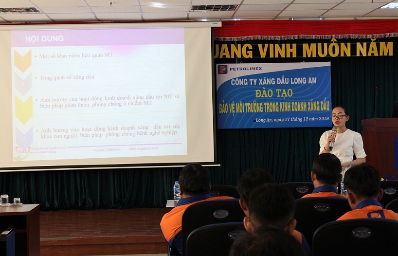 Tập huấn nghiệp vụ Bảo vệ môi trường trong Kinh doanh xăng dầu