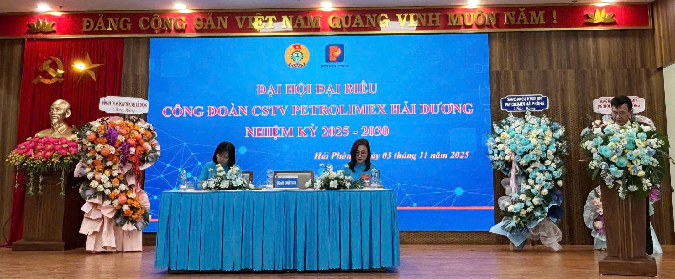 Chi nhánh Petrolimex Hải Dương tổ chức thành công Đại hội công đoàn cơ sở thành viên lần thứ I, nhiệm kỳ 2025-2030