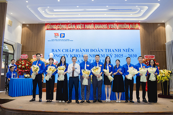 Đại hội đại biểu Đoàn TNCS Hồ Chí Minh Công ty TNHH MTV Petrolimex Hải Phòng lần thứ I, nhiệm kỳ 2025 – 2030 thành công tốt đẹp