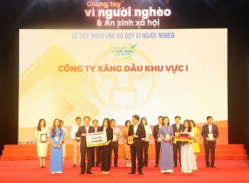 Công ty Xăng dầu Khu vực I tham gia lễ phát động tháng cao điểm “Vì người nghèo” và an sinh xã hội năm 2022.