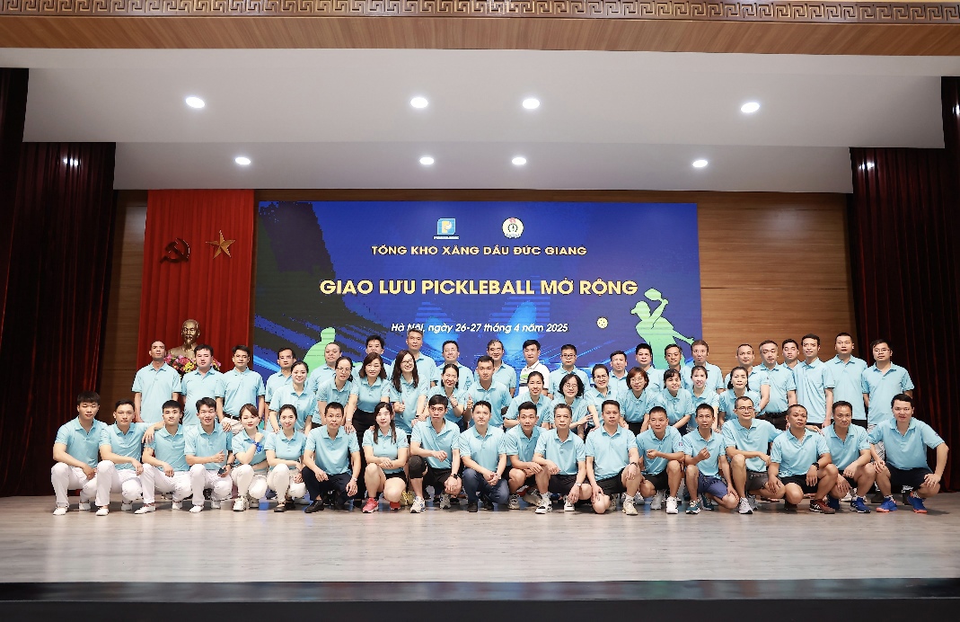 Tổng kho Xăng dầu Đức Giang: Giải Pickleball mở rộng năm 2025 sôi nổi, gắn kết, nhiều ý nghĩa chào mừng các ngày lễ lớn