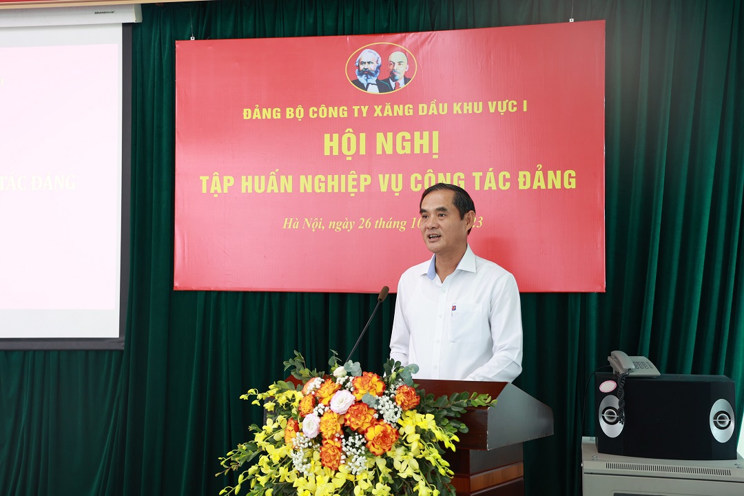 Đảng bộ Công ty Xăng dầu Khu vực I tổ chức tập huấn nghiệp vụ công tác Đảng