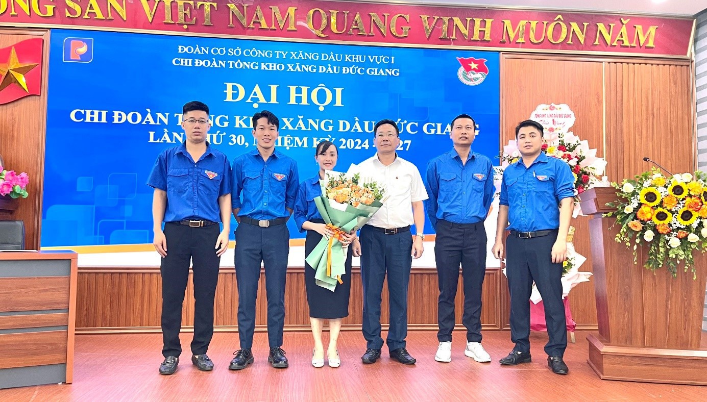 Đoàn Thanh niên Tổng kho Xăng dầu Đức Giang tổ chức thành công Đại hội Đoàn lần thứ 30, nhiệm kỳ 2024-2027