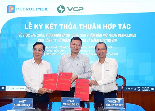 Lễ ký kết hợp tác 3 bên giữa Tổng công ty Hóa dầu Petrolimex - Công ty xăng dầu Khu vực I - Công ty CP Xây dựng và Năng lượng VCP