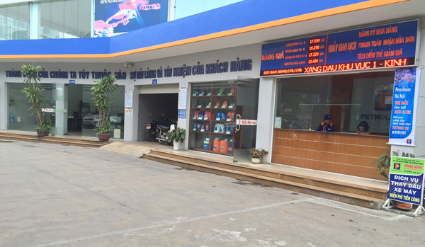 Danh sách CHXD Petrolimex Hà Nội đã có phương thức Tự phục vụ