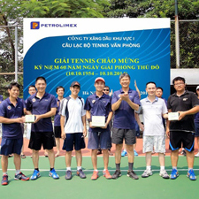 Giải tennis chào mừng 60 năm giải phóng Thủ đô