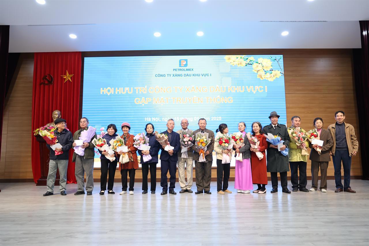 Hội hưu trí Công ty Xăng dầu Khu vực I tổ chức buổi gặp mặt truyền thống đầu năm 2025