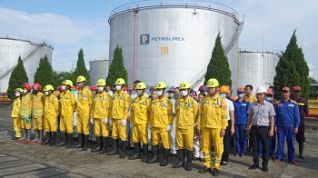 Tổng kho Xăng dầu Đức Giang phối hợp diễn tập ứng phó sự cố tràn dầu và PCCC-CNCH năm 2022