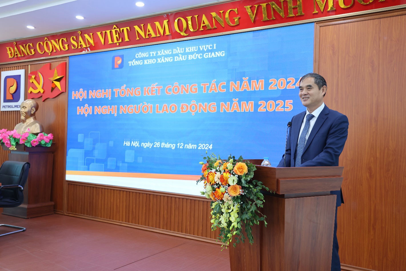 Tổng kho Xăng dầu Đức Giang tổ chức Hội nghị tổng kết công tác năm 2024 và Hội nghị Người lao động năm 2025