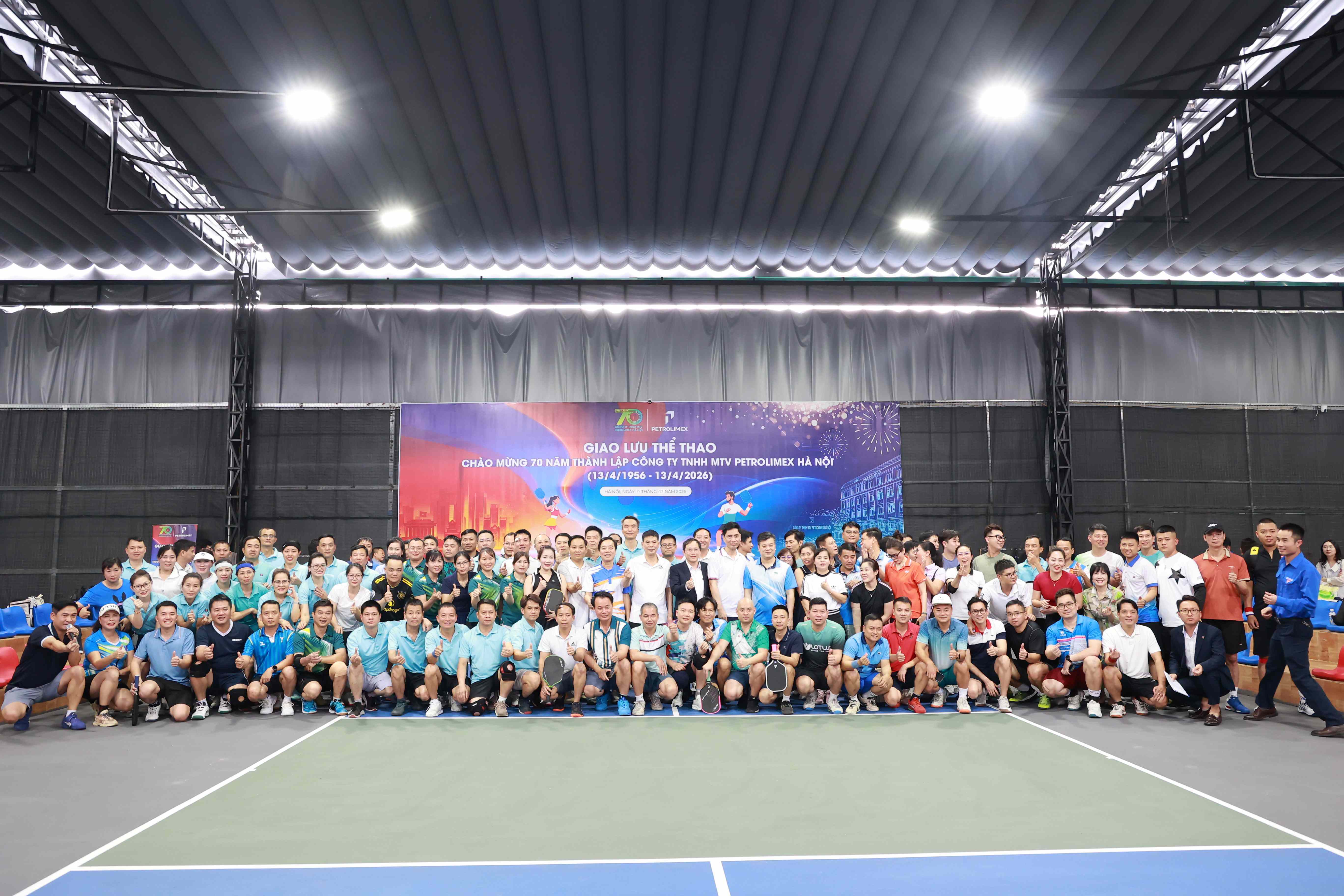 Sôi nổi Giải Pickleball nội bộ chào mừng 70 năm Ngày thành lập Công ty TNHH MTV Petrolimex Hà Nội