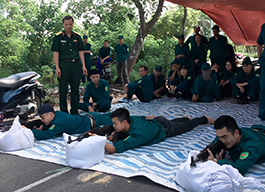 Huấn luyện lực lượng tự vệ năm 2018 "Cơ bản - Thiết thực - Chất lượng"