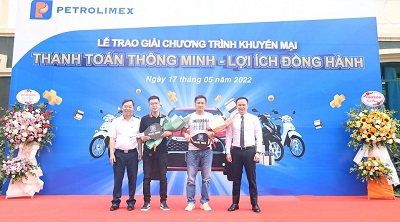 Petrolimex trao giải Chương trình "Thanh toán thông minh - Lợi ích đồng hành" khu vực Hà Nội, Bắc Ninh, Vĩnh Phúc