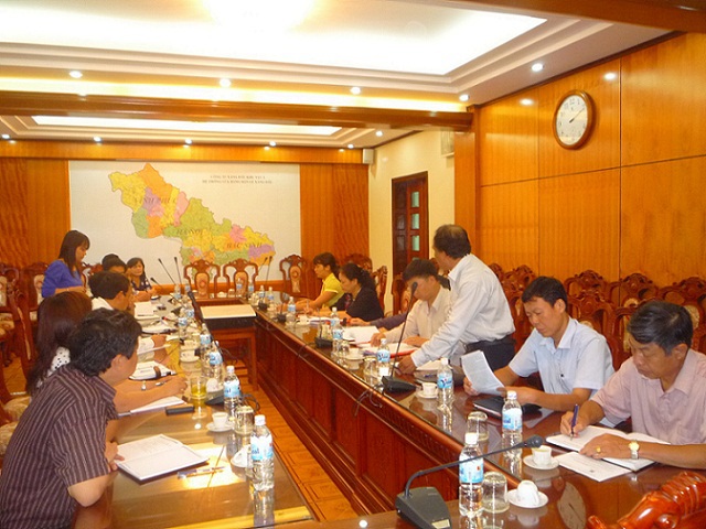 Ban dân vận trung ương kiểm tra , khảo sát về tình hình thực hiện quy chế dân chủ tại Công ty xăng dầu khu vực I.