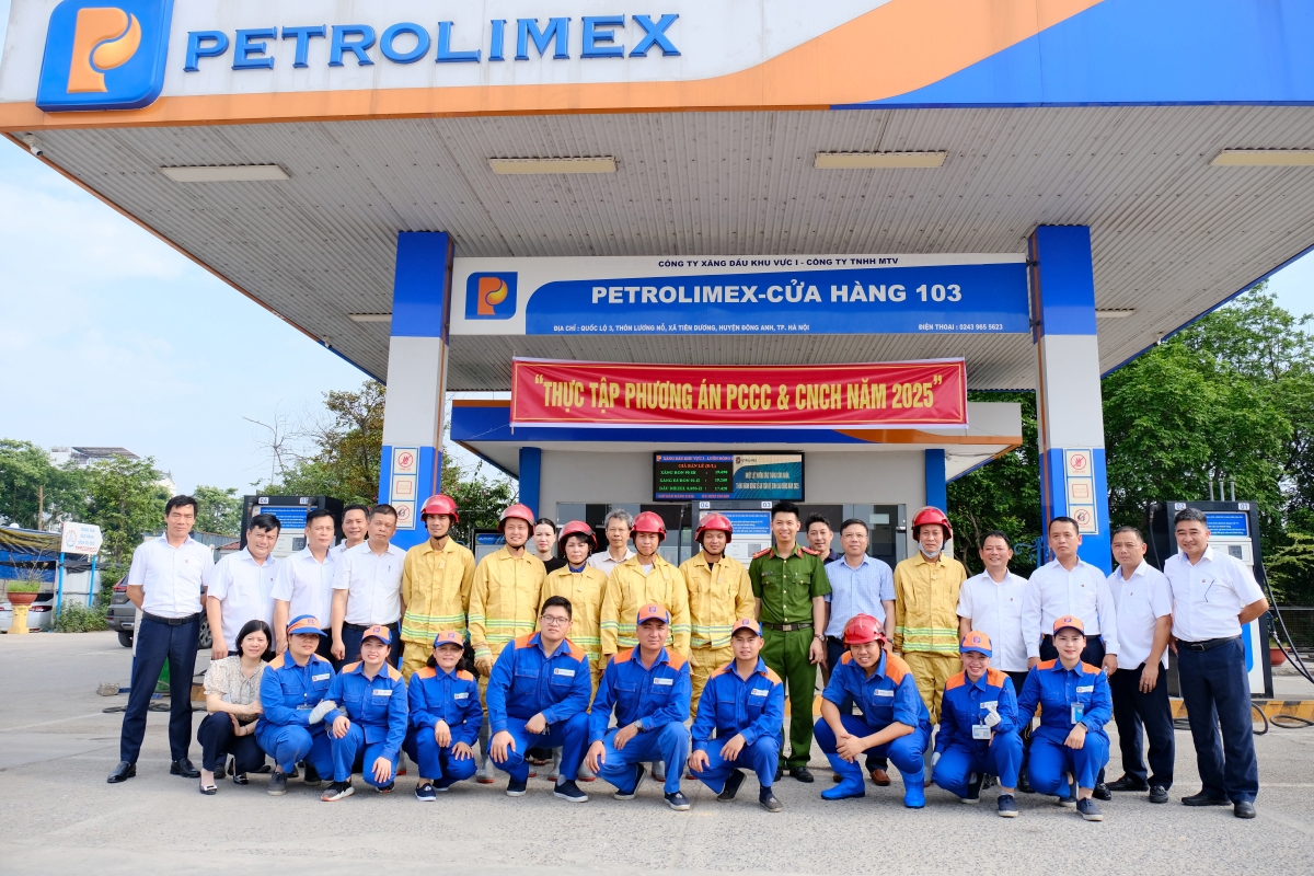 Thực tập phương án PCCC & CNCH tại Petrolimex - Cửa hàng 103