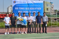Giải tennis chào mừng ngày thành lập Công ty