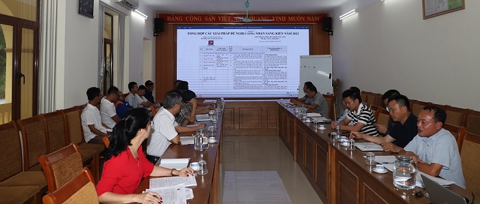 Công tác sáng kiến năm 2022 tại Xí nghiệp Kho vận Xăng dầu K130