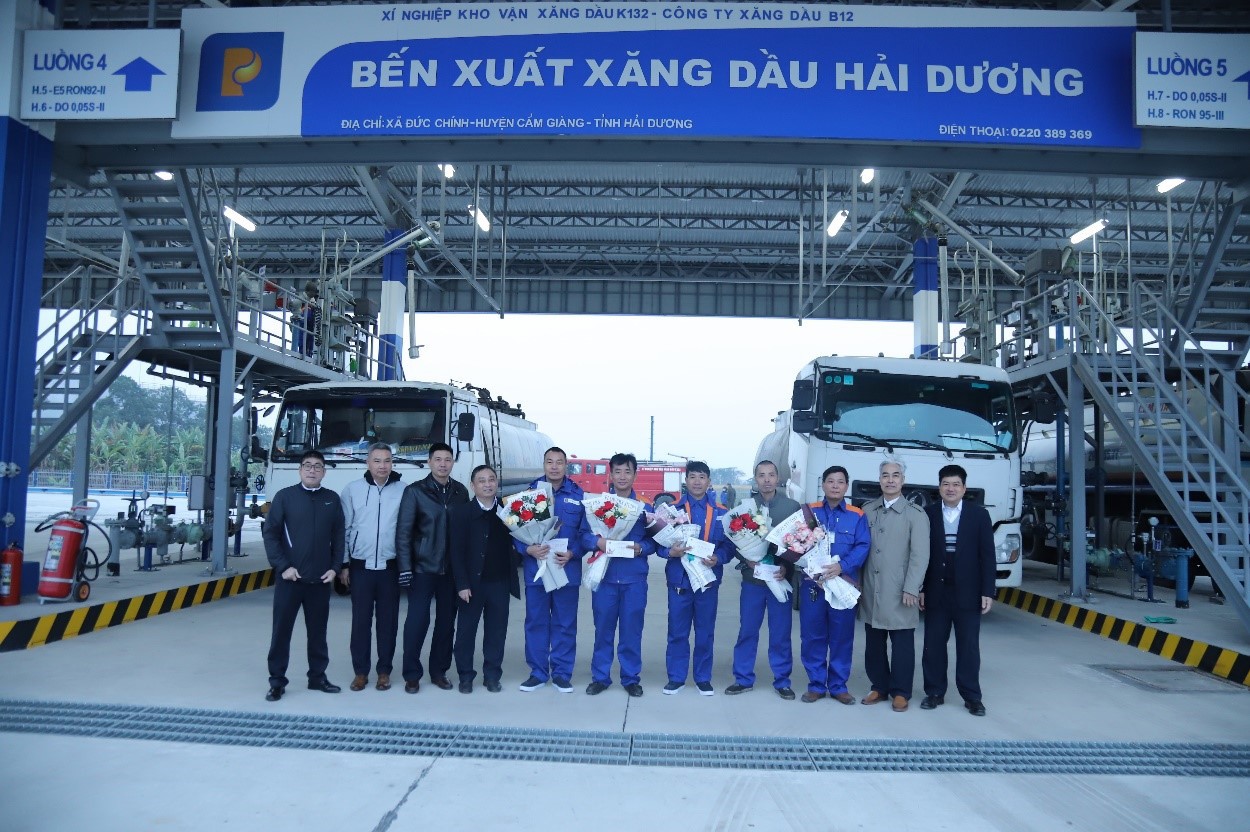 Bến xuất xăng dầu Hải Dương khởi động trước thềm Tết Nguyên đán Giáp Thìn