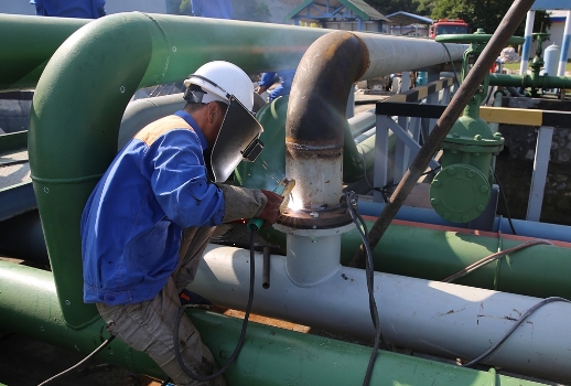 Liên kết đường ống công nghệ xuất hàng FO 0,5%S tại Cảng dầu B12