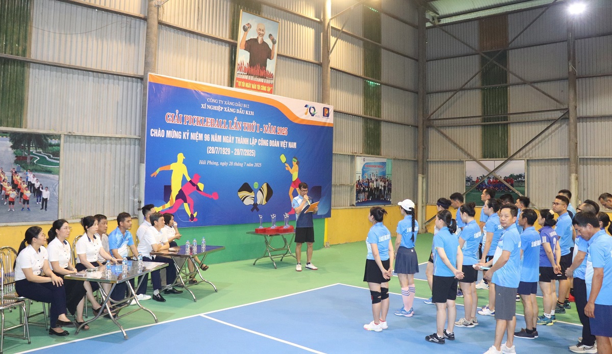 Xí nghiệp Xăng dầu K131 tổ chức thành công Giải Pickleball lần thứ 1 - Năm 2025