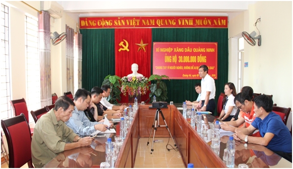 XNXD Quảng Ninh hỗ trợ kinh phí xây nhà cho hộ nghèo thị trấn Quảng Hà