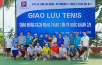 Giao lưu tennis Petrolimex - Cục An toàn Lao động