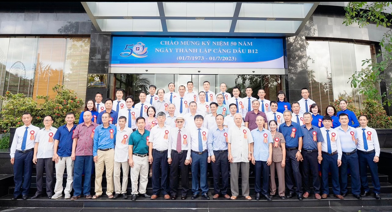 Kỷ niệm 50 năm ngày thành lập Cảng dầu B12 (01/7/1973 - 01/7/2023)