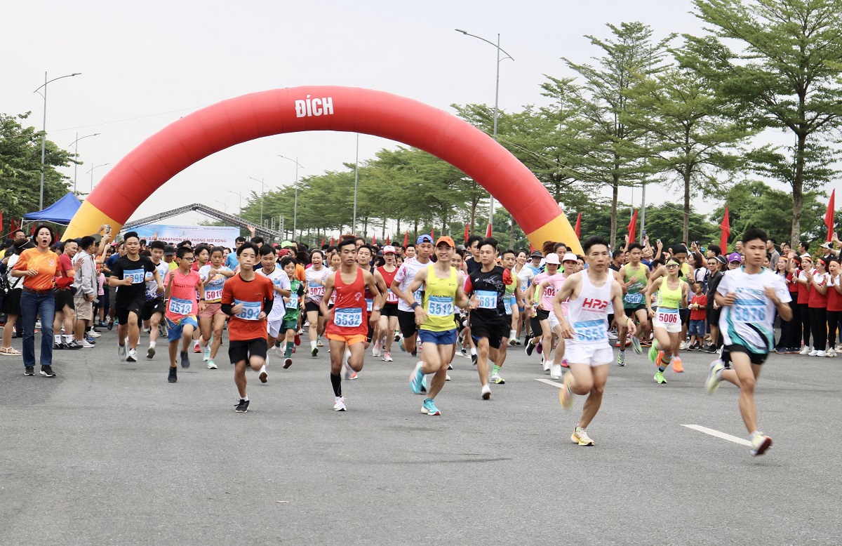 XNXD K131 tham gia Giải Bán Marathon Hải Phòng mở rộng Cúp Thủy Nguyên năm 2023