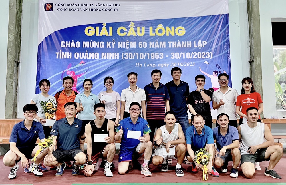 Giải cầu lông chào mừng kỷ niệm 60 năm thành lập tỉnh Quảng Ninh (30/10/1963-30/10/2023)